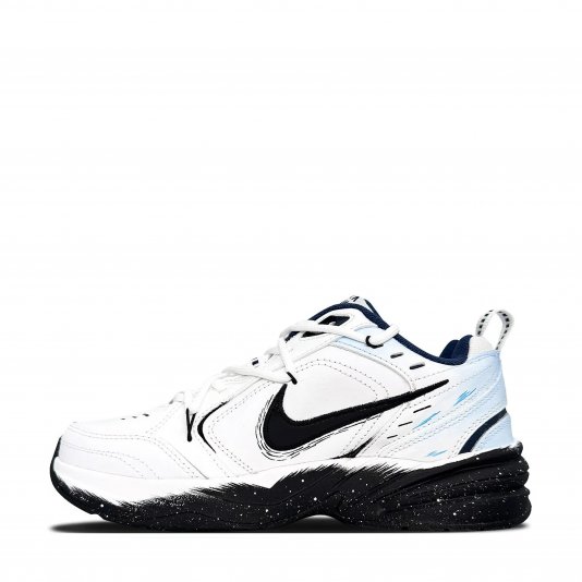 [ CUSTOM ] Air Monarch 4 Wave Design White/Black/Blue Sky